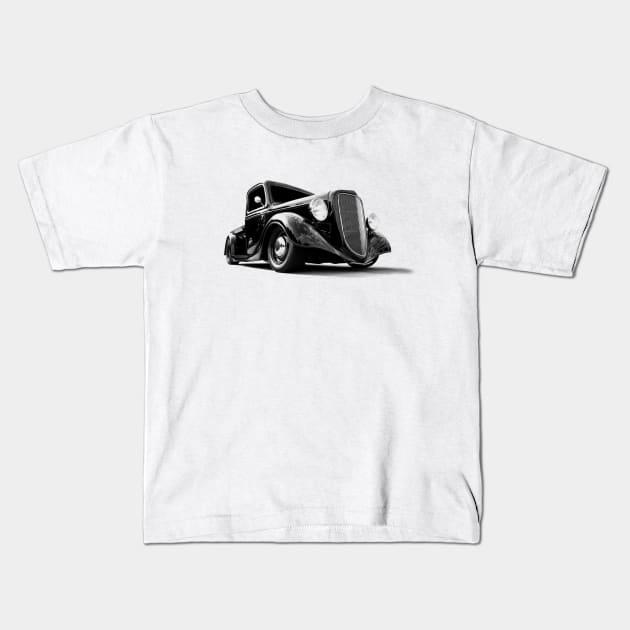 1934 Ford Model A Pickup Kids T-Shirt by mal_photography